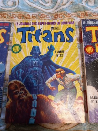 Lote comic TITANS (en frances) años 80