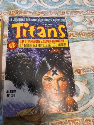Lote comic TITANS (en frances) años 80