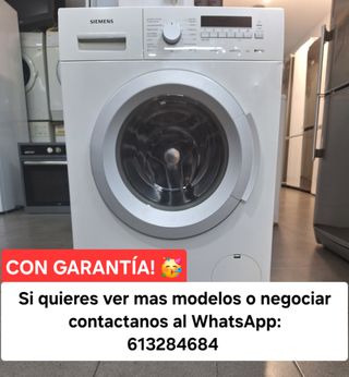 Lavadora SIEMENS 8KG 63L CARGA frontal 