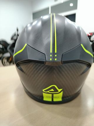 CASCO ACERBIS TARMAK CARBONO GRAPHIC NEGRO/FLUOR