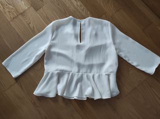 Blusa blanca Mango