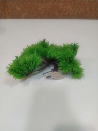 Planta artificial para acuario – 20 x 12 cm