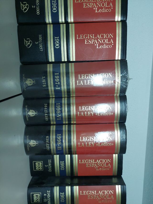 Tomos legislacion jurispruddncia LEDICO