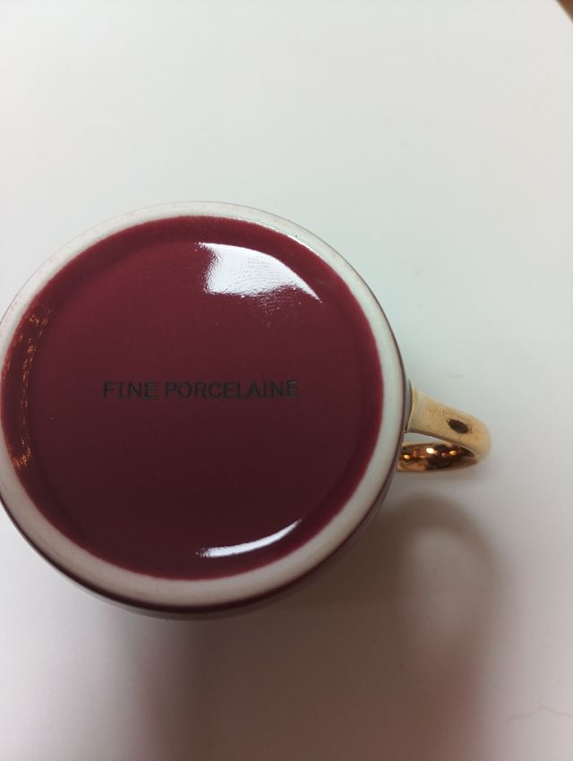 Juego café porcelana fina