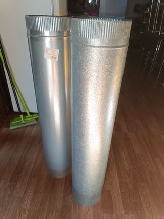 Tubo galvanizado de 200x 1mtr.