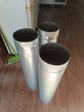 Tubo galvanizado de 200x 1mtr.