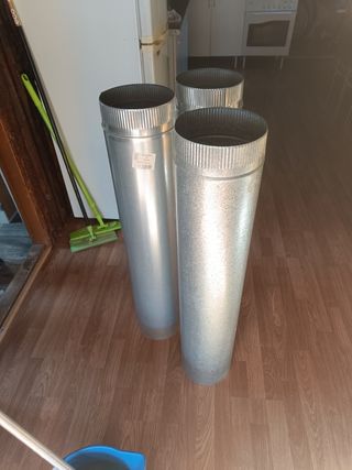 Tubo galvanizado de 200x 1mtr.