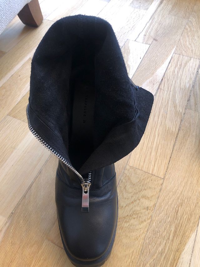 Botines negros Zara