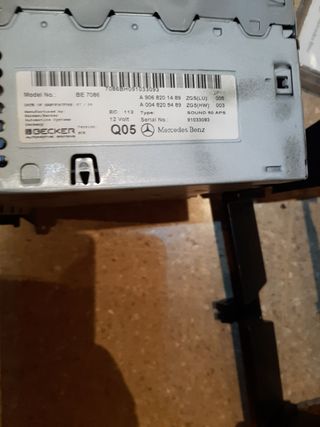radio mercedes viano original 