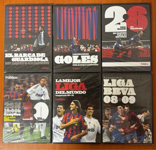 6 DVDS Nuevos Futbol Club Barcelona
