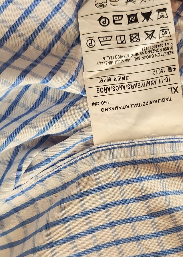 Camisa Benetton 150 cm