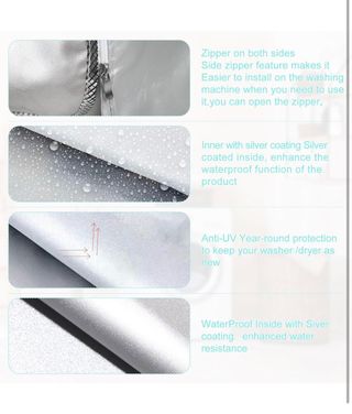 FUNDA LAVADORA IMPERMEABLE
