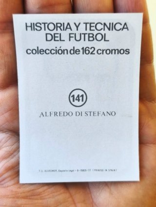CROMO DI STEFANO 1977 REAL MADRID