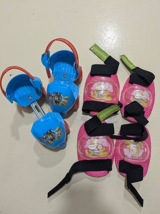 Patines y protección 