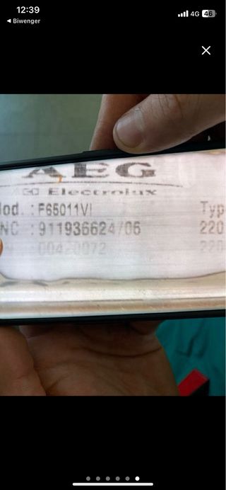 Despiece lavavajillas aeg