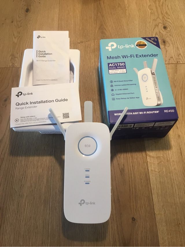 AC1750 Mesh WiFi Extender RE450 TpLink