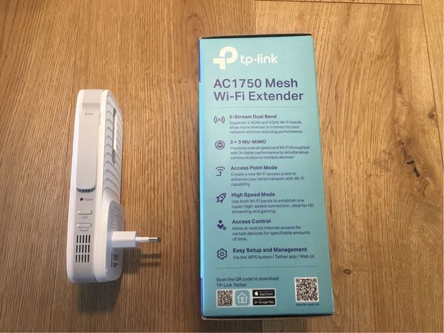 AC1750 Mesh WiFi Extender RE450 TpLink