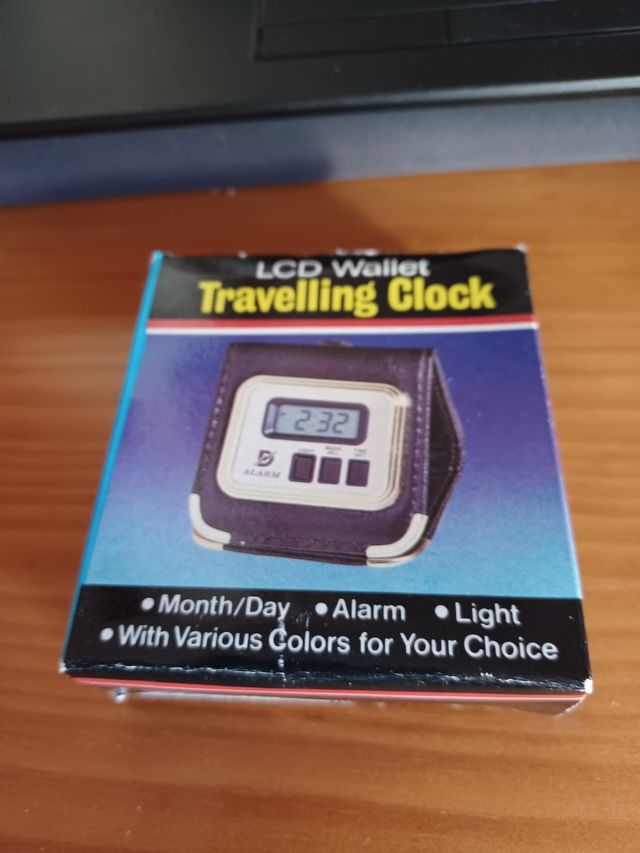 Reloj despertador viaje