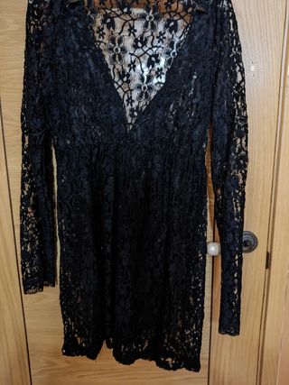 Túnica/Vestido de encaje de