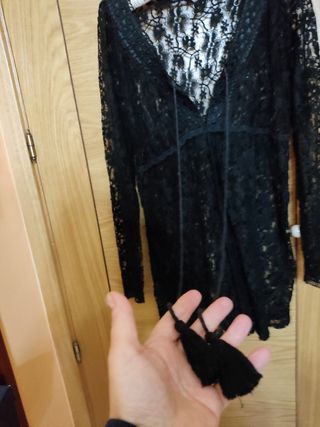 Túnica/Vestido de encaje de