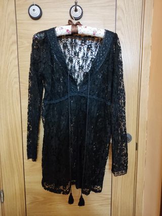 Túnica/Vestido de encaje de