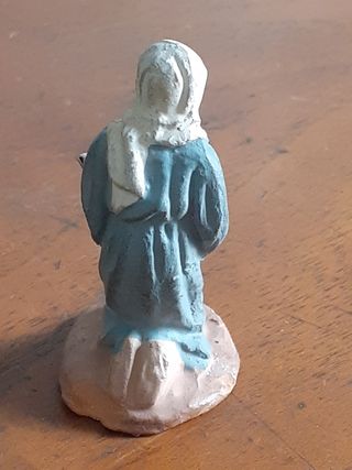 Figura pesebre barro pastora