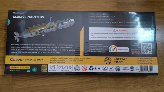 Maqueta de Acero "Elusive Nautilus"