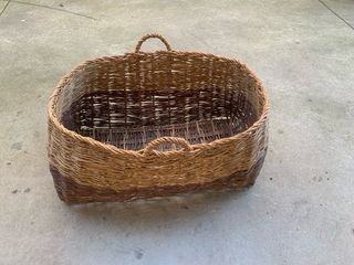 Cesto mimbre 2 colores