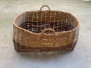 Cesto mimbre 2 colores
