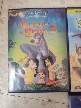 DVD Disney, DreamWorks y Warner Bros