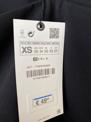 Vestido de fiesta de Zara