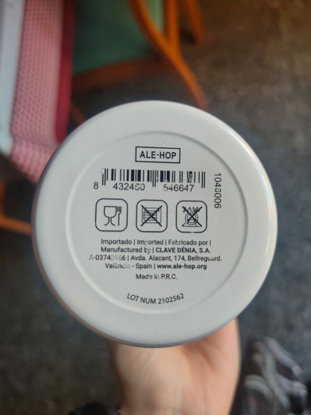 Botella metal Alehop