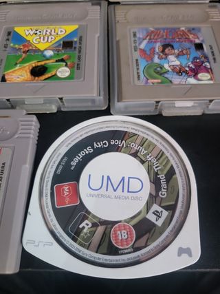 nintendo gameboy y psp