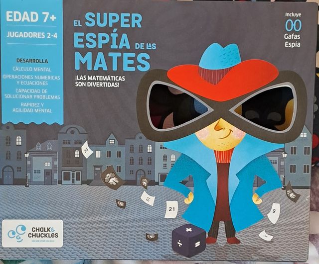 El Super Espía de las Mates. Juego de mesa