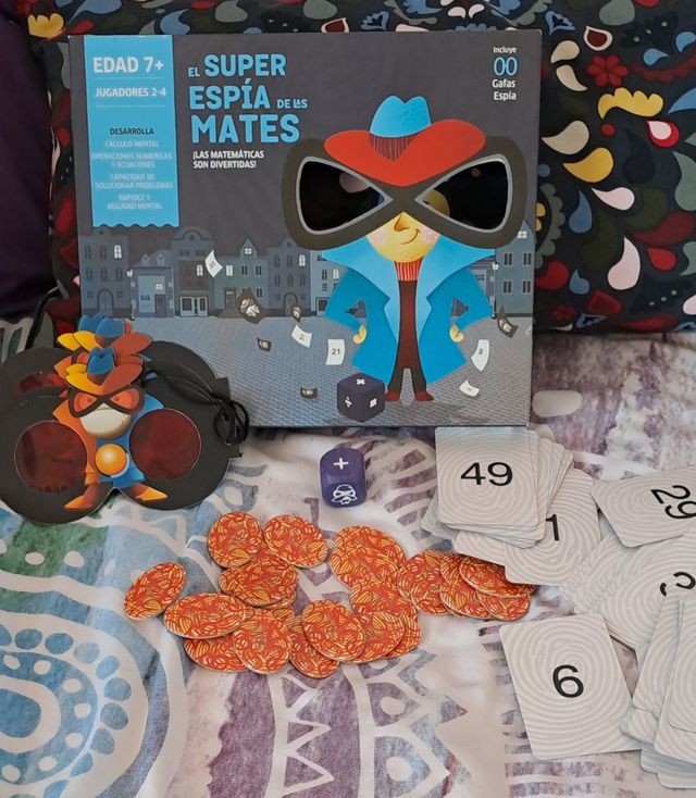 El Super Espía de las Mates. Juego de mesa