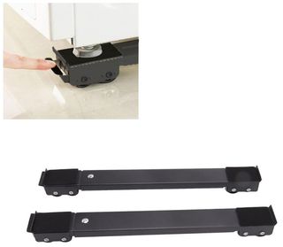 Base Lavatrice Ruote 2 pezzi Regolabile Freno nero