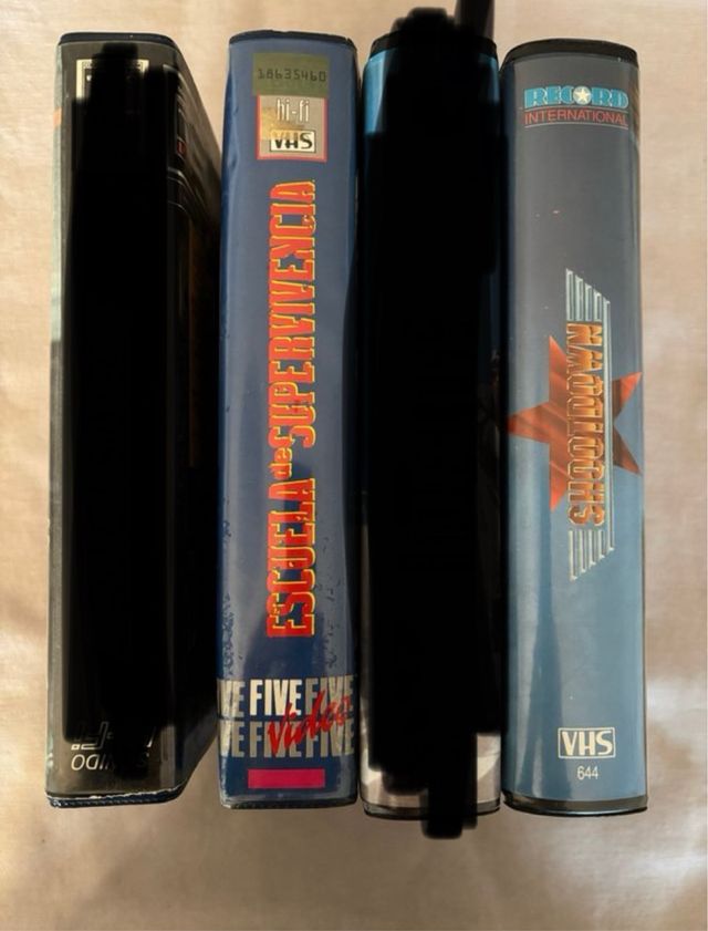 Lote de 2 peliculas vhs videoclub