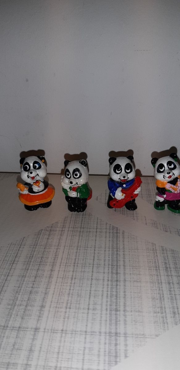 Set n. 7 sorpresine Kinder - Panda party