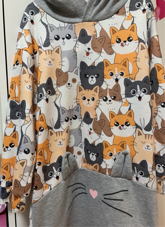 Sudadera vestido niña