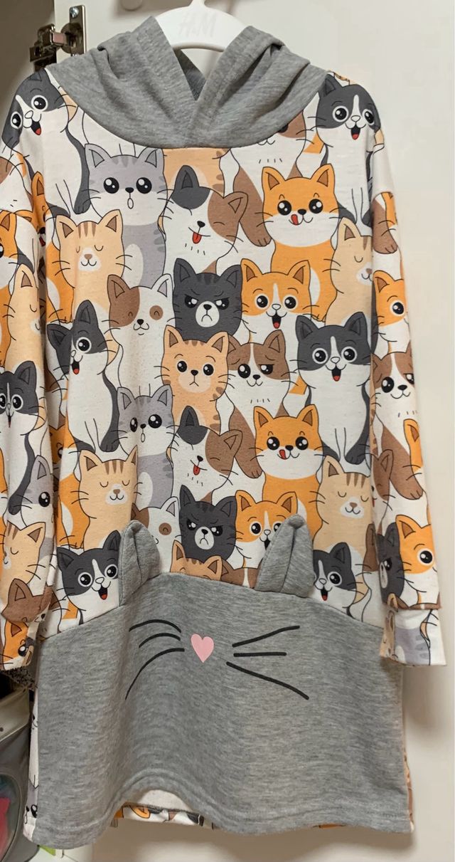 Sudadera vestido niña