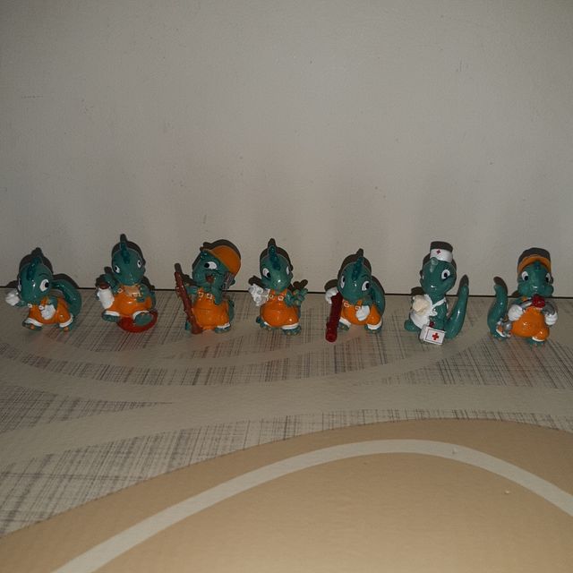 Set n. 7 sorpresine Kinder- Happy Dinos-