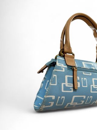 Borsa Guess Vintage Y2K – Celeste Monogram Iconico