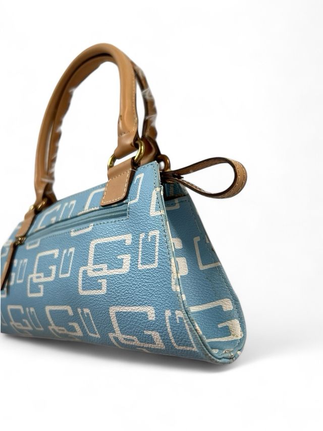 Borsa Guess Vintage Y2K – Celeste Monogram Iconico