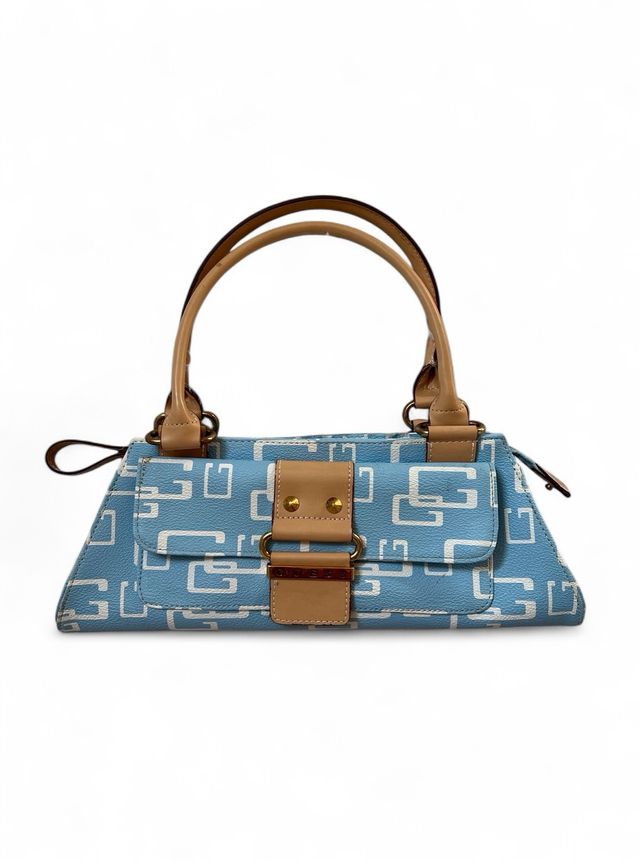 Borsa Guess Vintage Y2K – Celeste Monogram Iconico
