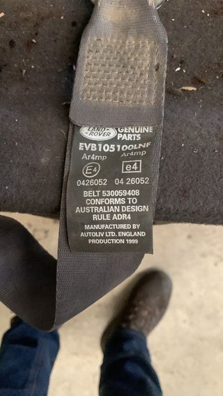 Cinturones delanteros Land Rover Freelander I