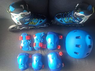 Patines línea Oxelo + protecciones