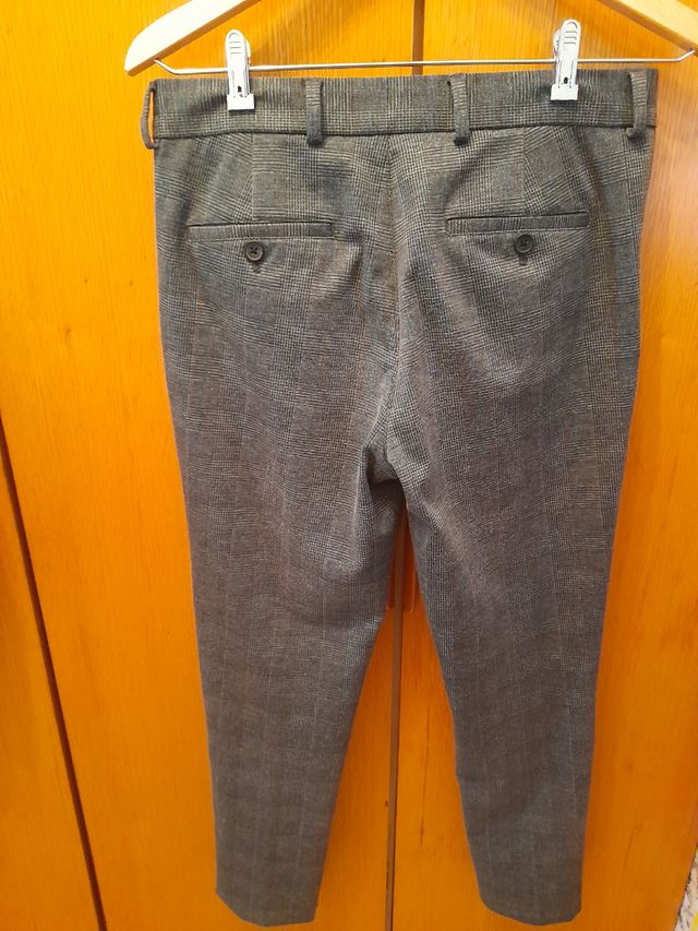 Pantalón slim a cuadros Jack & Jones