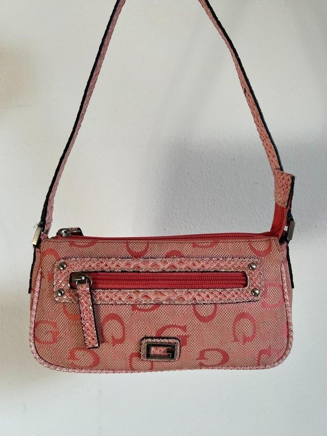 Borsa a Spalla Guess Rosa – Monogram Y2K Iconica