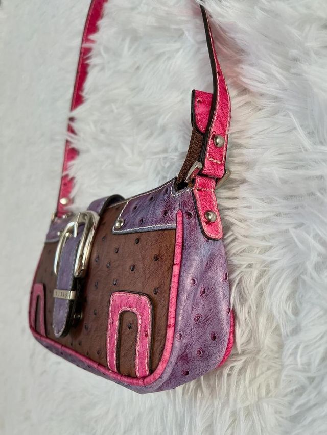 Borsa Guess Vintage in Pelle Struzzo Colori Unica