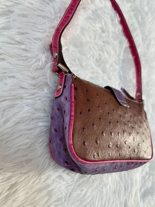 Borsa Guess Vintage in Pelle Struzzo Colori Unica